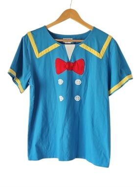 Taylor Joelle Donald Duck Costume Tee Women’s L Disneybound Graphic Top Blue